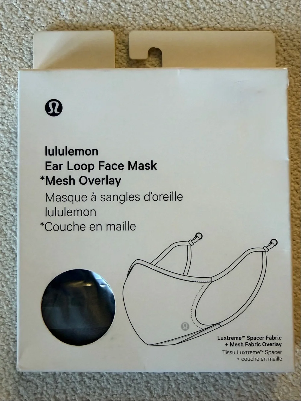lululemon athletica Ear Loop Face Mask - Black